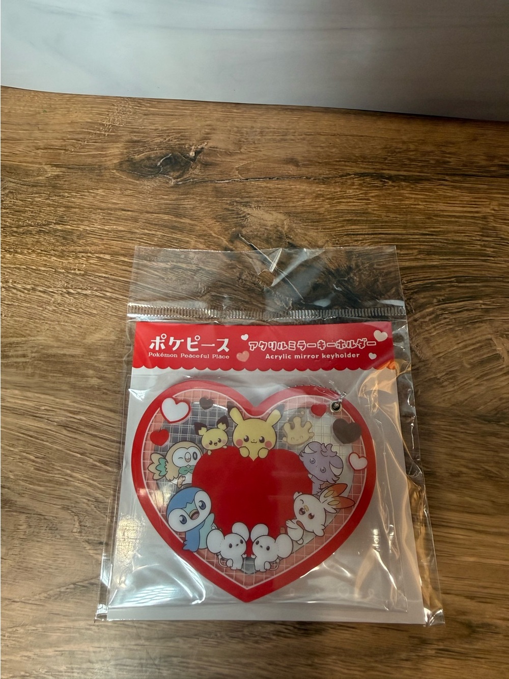 Pokémon Peaceful Place 30th Anniversary Acrylic Mirror Keychain Japan NWT